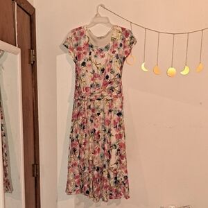 Floral Womens Dress, Chiffon, Lace, Summer Dress